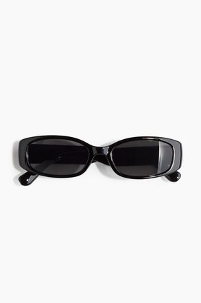 H&M Rechteckige Sonnenbrille - Schwarz