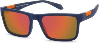 Polaroid PLD 2172/ATP/S Polarized FLL/OZ Mens Sunglasses Blue Size 55