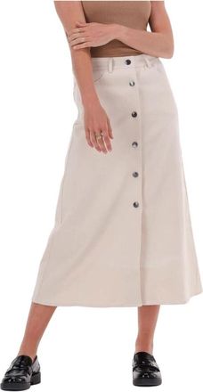 Modstr&ouml;m Pete Rok - Dames - Spijkerrokken - Beige - XS - Katoen - Rokken