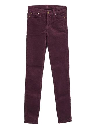 7 For All Mankind corduroy trousers - women - Lyocell/Cotton/Elastane - 24 - Red