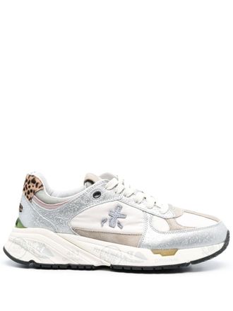 Premiata Sneakers Mased con design color-block - Grigio
