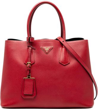 Prada Pre-owned Prada Large Saffiano Cuir Double Satchel Ladies S604VDY4RY9Z37O4