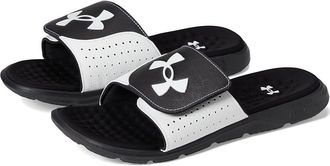 Under Armour Ignite Pro Slide Mens Shoes Black/White/Black : 8 D - Medium, Synthetic