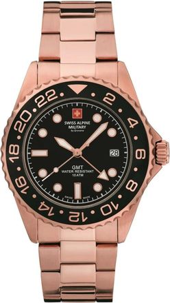Swiss Alpine Military 7053.1167 Horloge - Heren - Accessoires - Geel - Maat: ONE Size