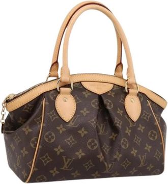 Louis Vuitton Pre-owned Monogram Canvas Hand Bag - Dames - Vintage Handtas - Bruin - ONE Size - Leer - Vintage