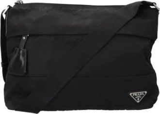 Prada Pre-owned Vintage Schoudertas - Dames - Vintage Schoudertas - Zwart - ONE Size - Nylon - Vintage