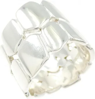 Herm&egrave;s Silver 925 Band Ring (Pre-Owned)