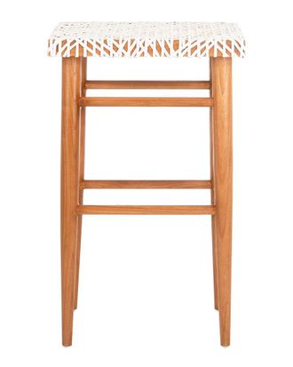 Safavieh Kaleo Woven Leather Barstool
