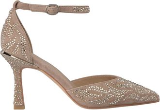 Alma En Pena Schoen met hakdetails - Dames - Pumps - Beige - 38 EU - Schoenen