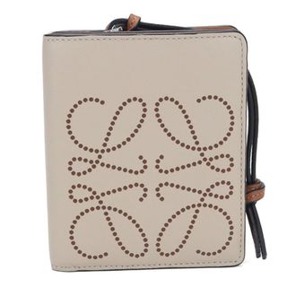 Loewe Beige Leather Wallet (Bi-Fold) (Pre-Owned)