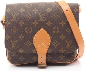 Louis Vuitton Pre-owned Cross Body Bags, female, Brown, Size: ONE SIZE Pre-owned Canvas Cross Body Bag