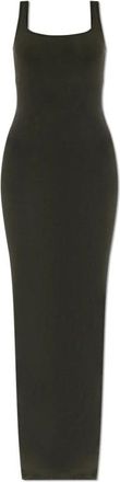 Entire studios Entire Studios, Kleedjes, Dames, Grijs, XS, Katoen, Jurk Square Neck Maxi