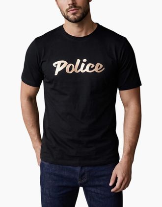 883 Police Mens 883 Police Mens T Shirts Andro Tee - Black - Size: 44