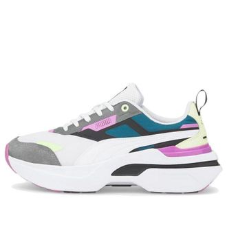Puma (WMNS) PUMA Kosmo Rider Bright White Blue Red 384858-02