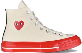 Comme Des Gar&ccedil;ons Chuck 70 High Top - Heren - Sneakers - Beige - 41 1/2 EU - Katoen - Schoenen