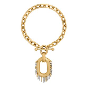 Paco Rabanne Collana Punk XL Link - - Accessories - Donna - Giallo - ONE SIZE
