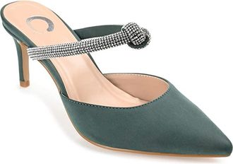 Journee Collection LUNNA High Womens Heels Green : 8 M, Synthetic