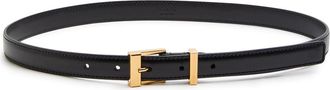 Khaite Manhattan Leather Belt - Black - 34 (UK12/ M)
