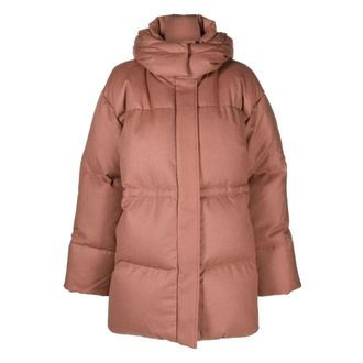 Joseph Beige Puffer & Down Wollen Jas - Dames - Winterjassen - Roze - S - Wol - Jassen