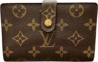 Louis Vuitton Pre-owned Wallets, female, Brown, Size: ONE SIZE Pre-owned Portefeuille Viennois Monogram Wallet