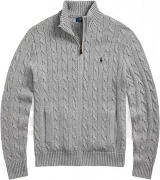 Ralph Lauren Heren, Truien, Grijs, Maat: XL Wol