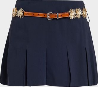 Cinq &agrave; Sept Aanya Sunflare Embellished Skort