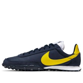 Nike Waffle Racer Obsidian Chrome Yellow CN8116-400