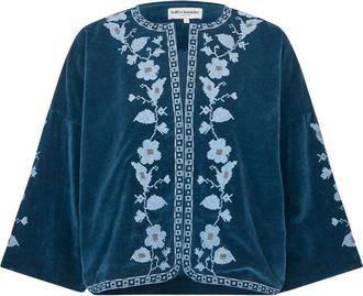 Lollys Laundry Light Jassen - Dames - Zomerjassen - Blauw - XL - Jassen