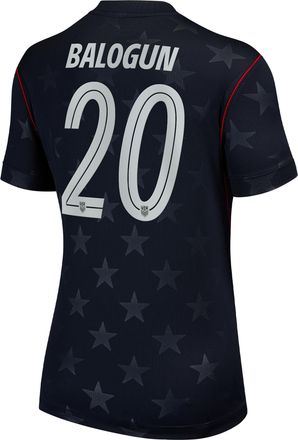 Nike Folarin Balogun USMNT 2026 Stadium Away Nike Womens Dri-FIT Soccer Jersey in Blue | NN203943382-USM