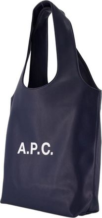 A.P.C. Womens Ninon Tote Navy Synthetic