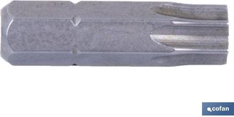 cofan Cofan - Punta Torx De Atornillar 1/4 Versiones De 25mm A 50mm 10 Unds 25 Mm T-25