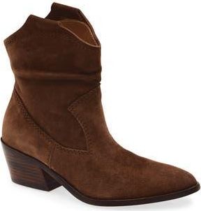 Pedro Garcia Arkansas Western Boot in Cocoa Velour at Nordstrom Rack, Size 6.5Us / 36.5Eu