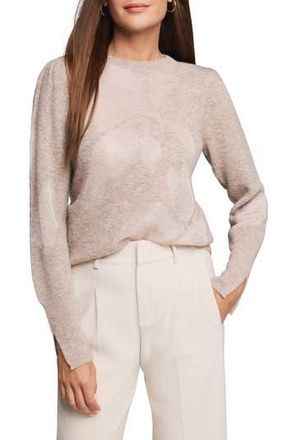 Nic+Zoe Lace Knit Floral Sweater in Neutral Multi at Nordstrom Rack, Size X-Small