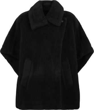 Max Mara Mantella Tebe - Jackets - Mujer - Negro - ONE SIZE