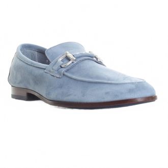 Donald J Pliner Womens Slade Bit Loafer In Denim