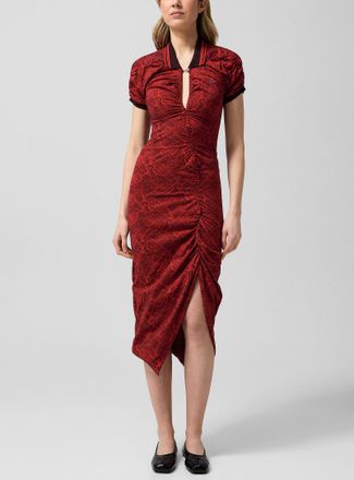 Vivienne Westwood Womens Pulling ruched polo dress