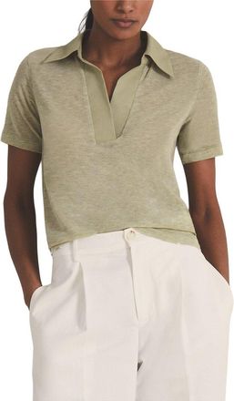 Reiss Wren Fitted Cashmere-Blend Polo Shirt