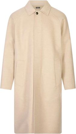 Kiton Heren, Mantels, Beige, Maat: XL