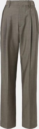 Victoria Beckham Wool and mohair straight pants