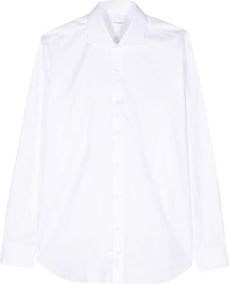 Barba jacquard cotton shirt - men - Cotton - 43 - White