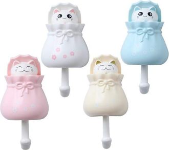 OEM Gancho Adhesivo Para Ni&ntilde;os, Gancho Adhesivo Para Toallas, Gancho De Pared Con Forma De Animal, Ganchos Adhesivos Decorativos Para Vestidos, Abrigos Y 