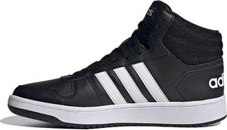 adidas Hoops 2.0 Mid Black White FY8618