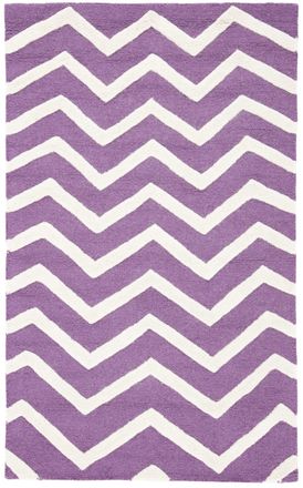 Safavieh Alfombra lana viola/bianco avorio 122 x 183 cm
