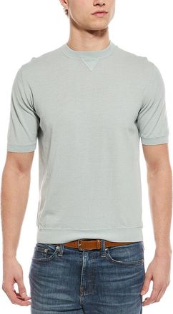 Eleventy Short Sleeves Round Neck Sweater