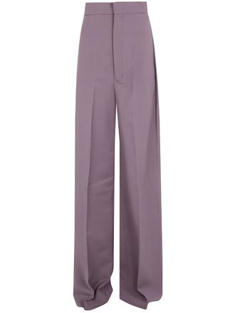 Rick Owens Trousers Wool Pink Dirt Cooper