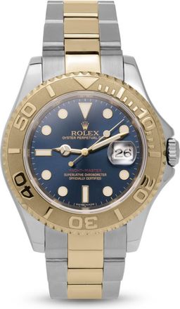 Rolex Pre-owned Rolex Yacht-Master Automatic Chronometer Blue Dial Mens Watch 16623 BLSO