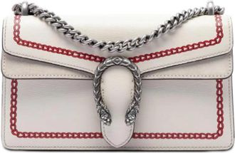 Gucci Pre-owned Dionysus Schoudertas - Dames - Vintage Schoudertas - Wit - ONE Size - Leer - Vintage