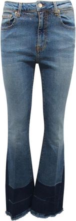 Relish Panta Schifferone - Dames - Flared Jeans - Blauw - W26 - Katoen - Jeans