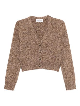 Brandon Maxwell Sloane cardigan - women - Silk/Cashmere - S - Brown
