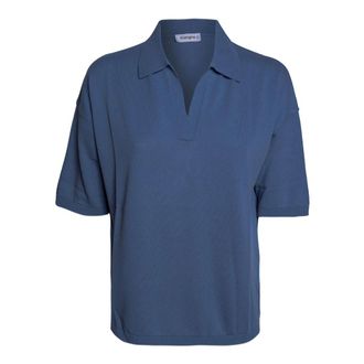 KANGRA Polo Shirts, female, Blue, Size: XS Polo Aperta